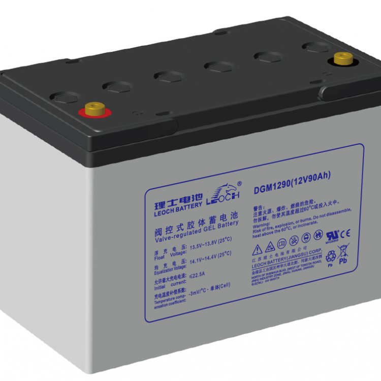理士LEOCH蓄電池DGM129012V90AH膠體電池UPS數(shù)據(jù)中心軌道交通