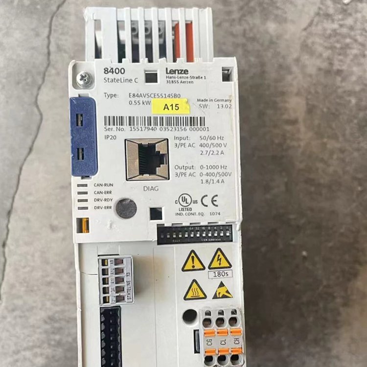 E84AVSCE5514SB0變頻器過流短路無輸出電機抱閘故障維修