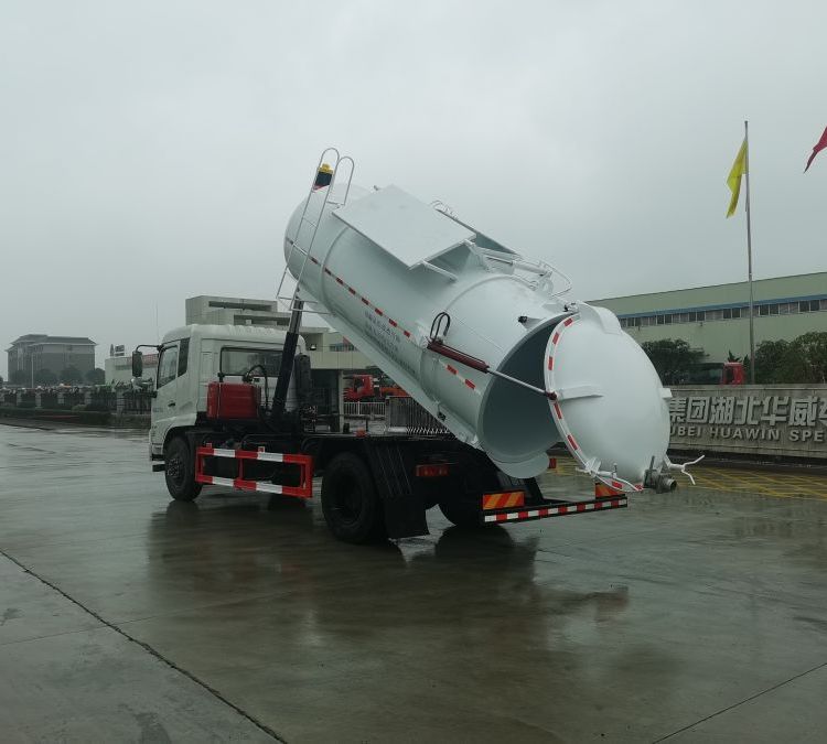 新款國(guó)六密封式污泥運(yùn)輸車(chē)無(wú)泄漏淤泥運(yùn)輸車(chē)