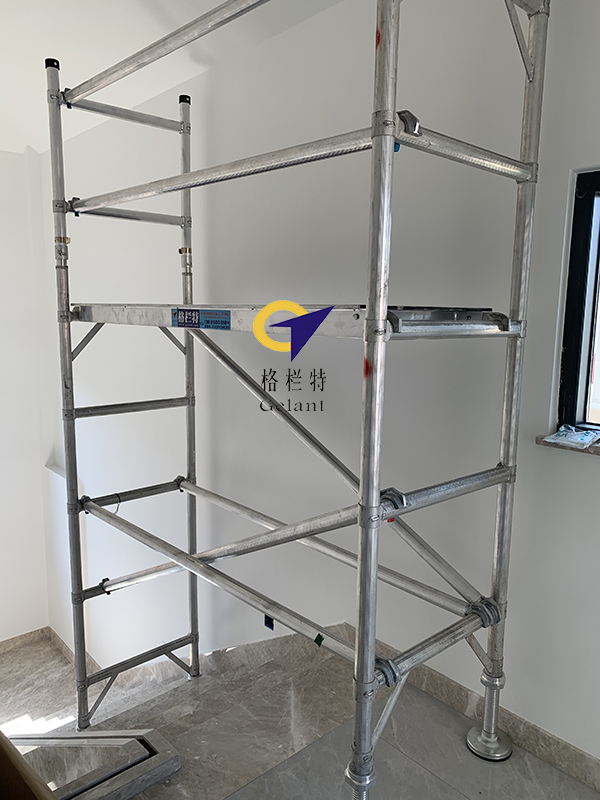 鋁合金腳手架出租特殊地方、樓梯、懸空位置租賃特殊式高空作業(yè)架