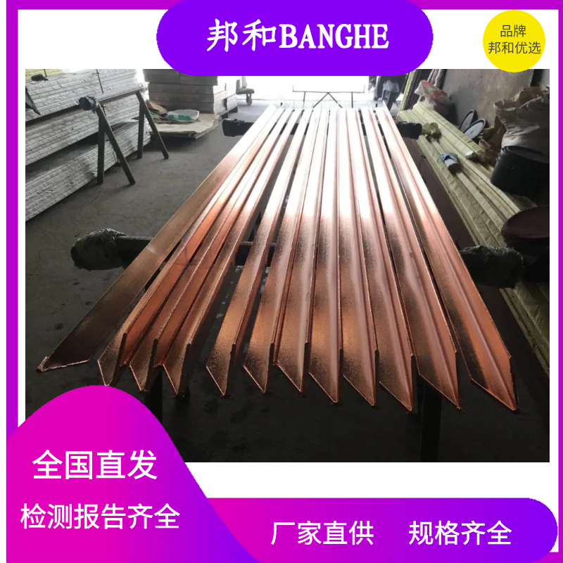 鍍銅角鋼銅包鋼銅覆鋼防雷接地角鐵50*50*563*63*6