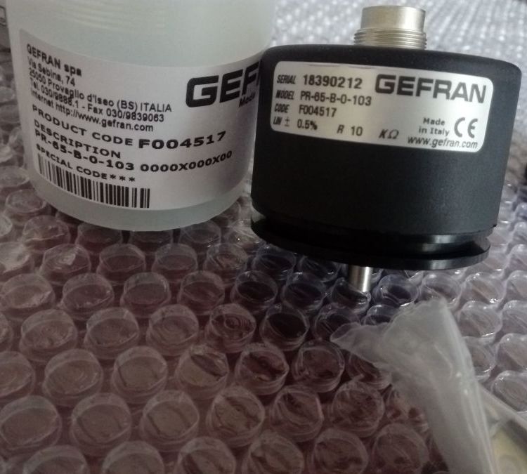 意大利GEFRAN杰佛倫角度傳感器電位器PR-65-B-0-103F004517