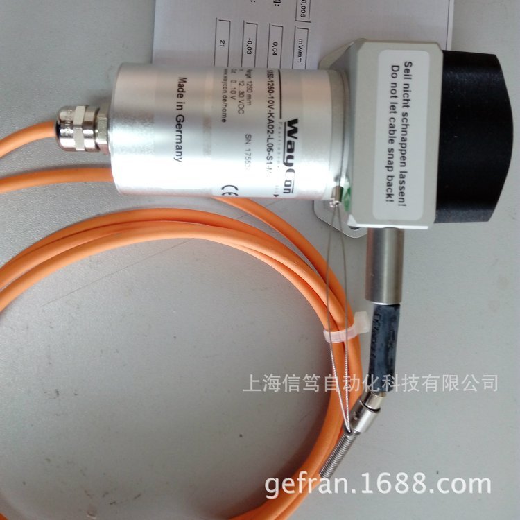 德國WAYCON拉繩位移傳感器SX135-10M-10V-KA