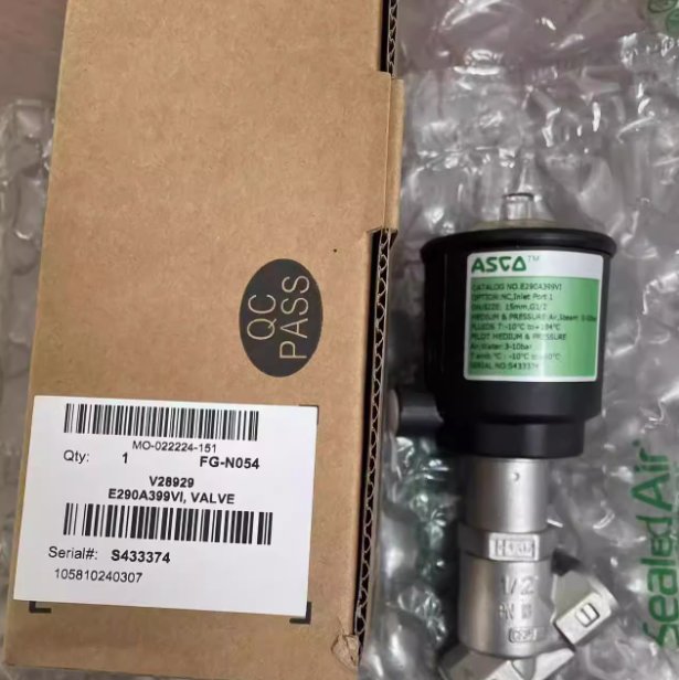 美國ASCO氣控式角座閥S290A215電磁閥原裝正品價(jià)格可議