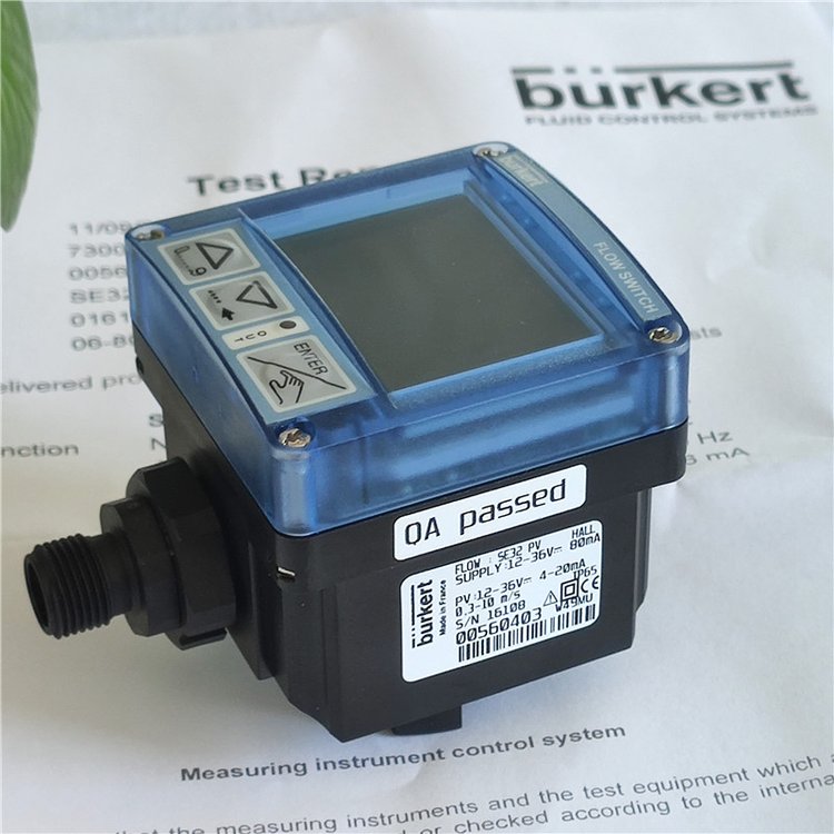 德國BURKERT流量計8032SE32burkert葉輪傳感器00560403寶帝原裝
