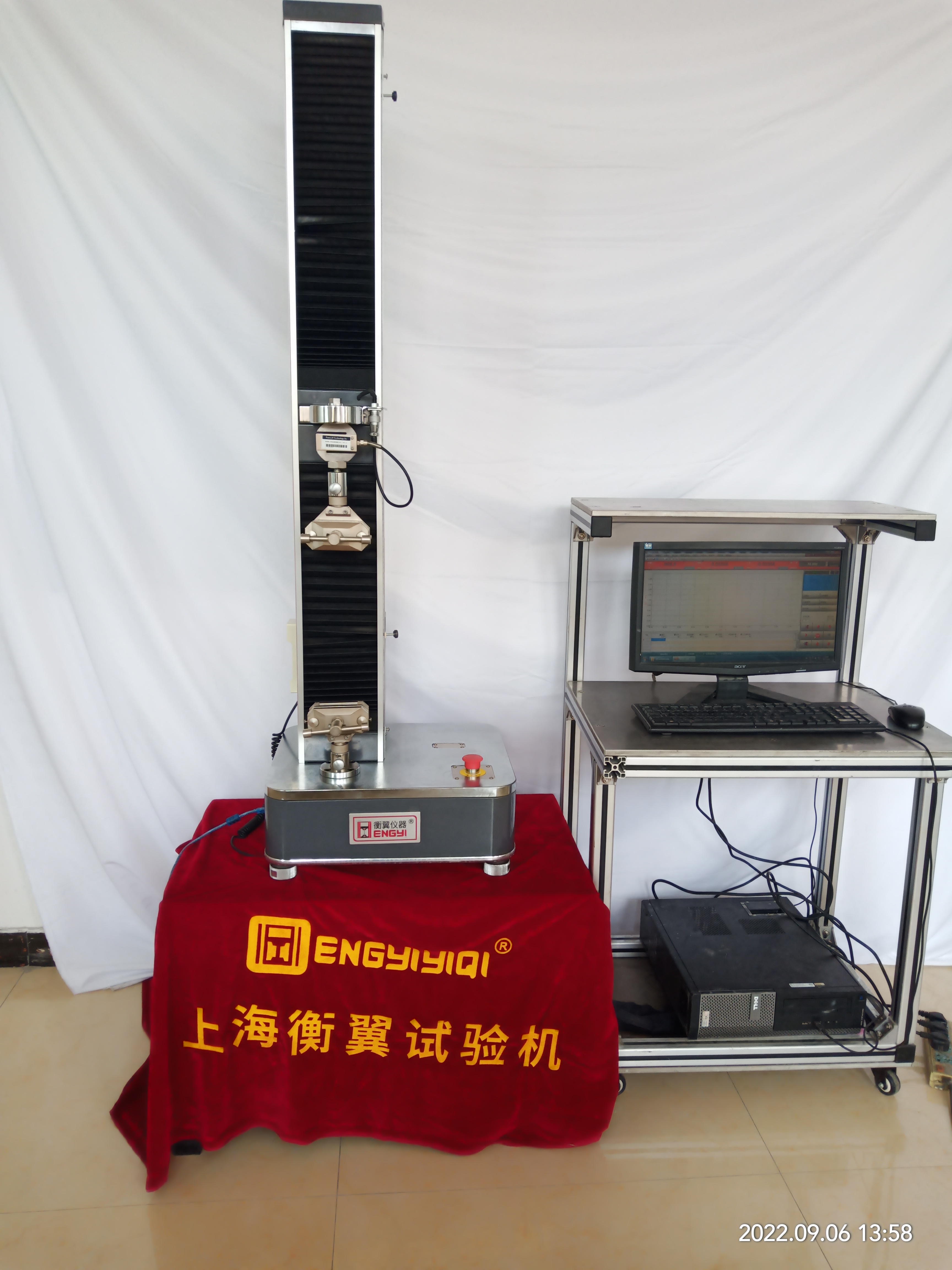單臂式微機(jī)控制電子萬能試驗(yàn)機(jī)生物降解聚酯拉伸撕裂強(qiáng)度測試機(jī)