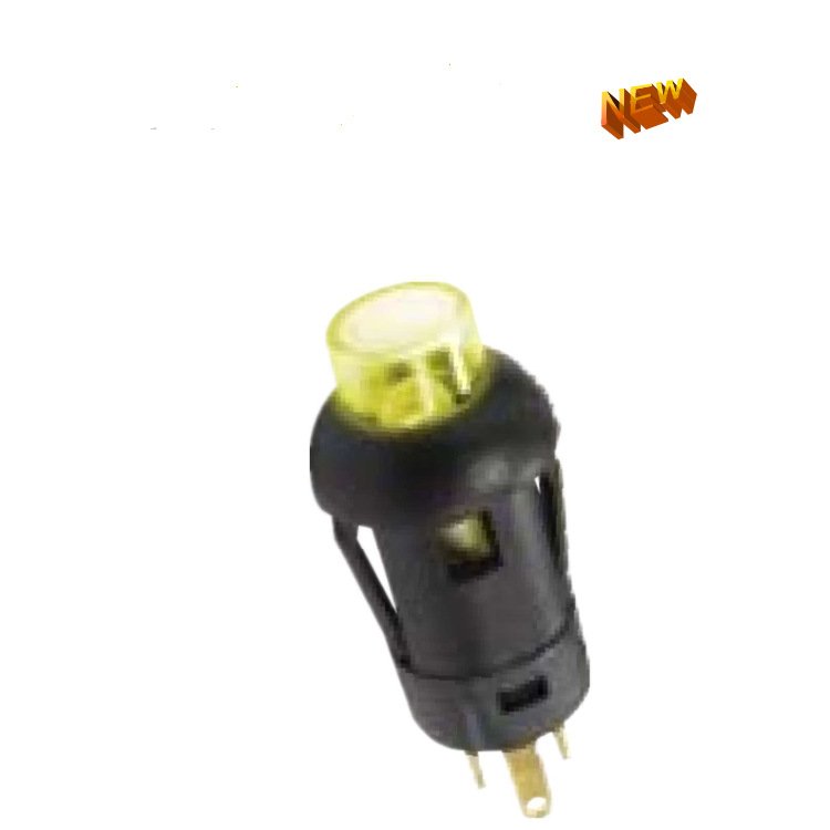 PBL-03無鎖帶紅燈直徑8MM小按鍵開關(guān)亮群電子