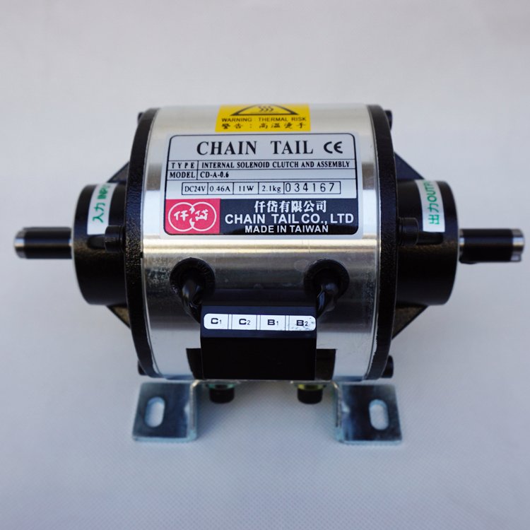 內藏式電磁離合剎車器組，CDA0S6AA，仟岱離合制動組，CD-A-0.6