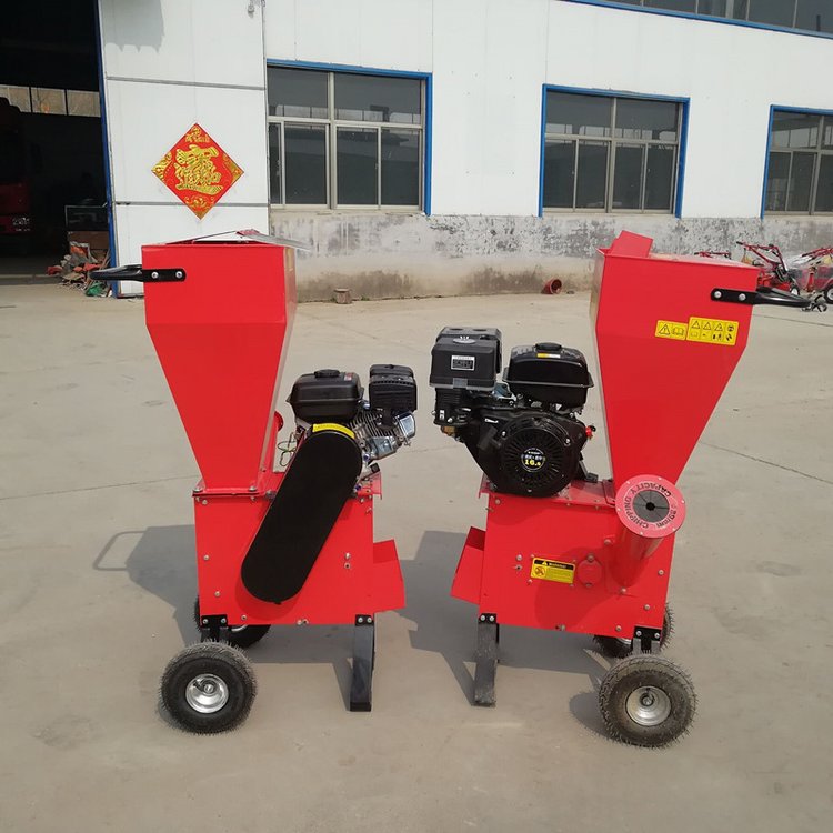 可移動(dòng)樹(shù)枝樹(shù)葉粉碎機(jī)圣魯牌小型園林碎枝機(jī)干濕兩用樹(shù)枝粉碎機(jī)