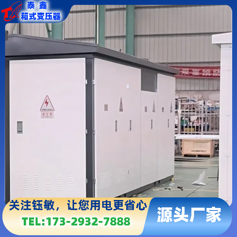 戶外箱式變電站10KV景觀箱變泰鑫電氣布局合理