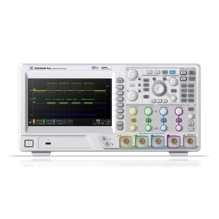 廣州致遠ZDS2024BPlus數(shù)字示波器200MHz4CH256M存儲深度