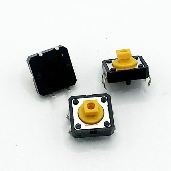 歐姆龍輕觸按鍵B3F-400512*12mm高度4.3mm方形輕觸開關(guān)按鍵開關(guān)