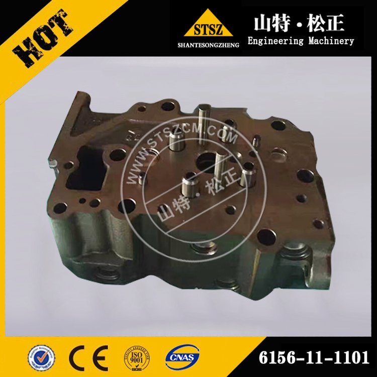 大型挖掘機(jī)PC1250-8氣缸蓋總成6245-11-1100發(fā)動(dòng)機(jī)氣缸蓋