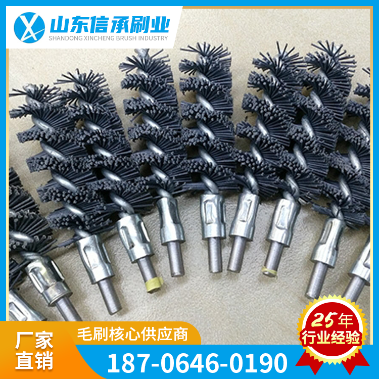 定制內(nèi)孔拋光毛刷清理刷除銹鋼絲尼龍耐磨材質(zhì)