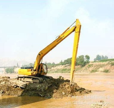 供應(yīng)河道清淤挖掘機(jī)加長臂清理污泥專用\/遠(yuǎn)距離作業(yè)