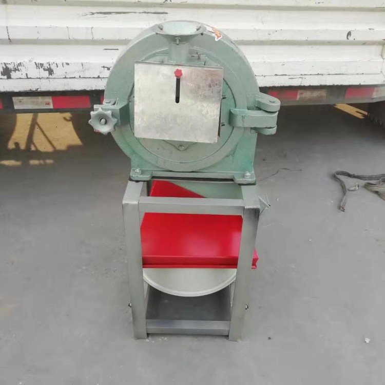 魯宏小麥去皮磨面機三項電錐形糧食面粉機齒盤式磨粉機