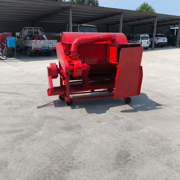 魯宏125型谷子高粱苦豆子水稻脫粒機(jī)三風(fēng)機(jī)四清脫離更干凈快速
