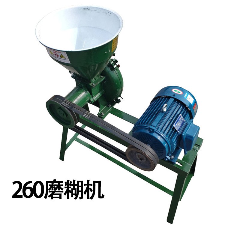魯宏三相電煎餅?zāi)ズ龣C(jī)多功能做豆腐打糊機(jī)小鋼磨