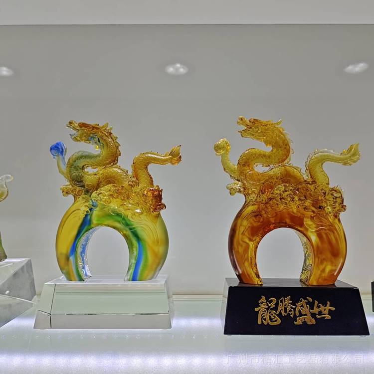 琉璃生肖動物工藝品擺件，琉璃定制，琉璃吉祥物擺件，琉璃禮品定制，深圳琉璃加工定做廠家