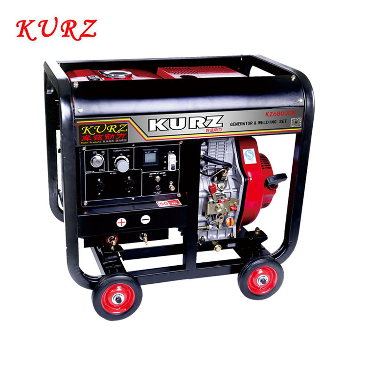 KURZ庫茲200A汽油發(fā)電電焊機(jī)兩用機(jī)KZ200AE焊接平滑飛濺少