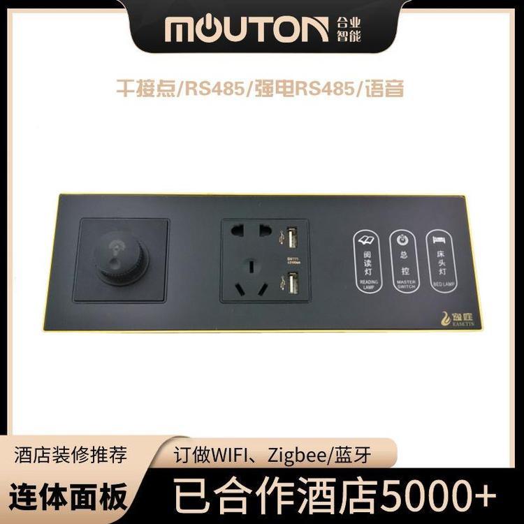 mouton直營(yíng)H8-16工廠涂鴉酒店智能WIFIH6-6B連體電源多功能開(kāi)關(guān)面板86盒正品