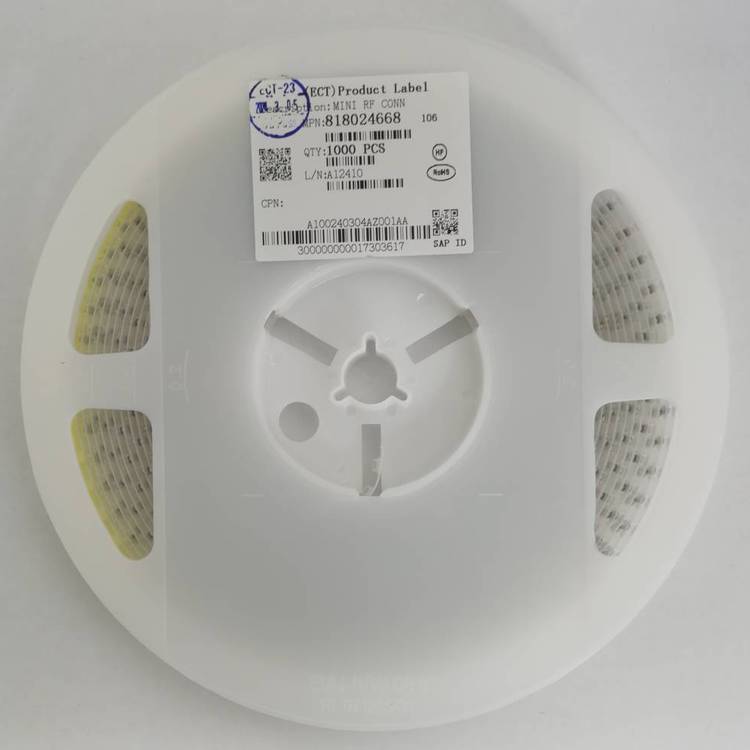 電連ECT品牌ECT818024668型號高頻射頻同軸測試座圓形接口通訊用