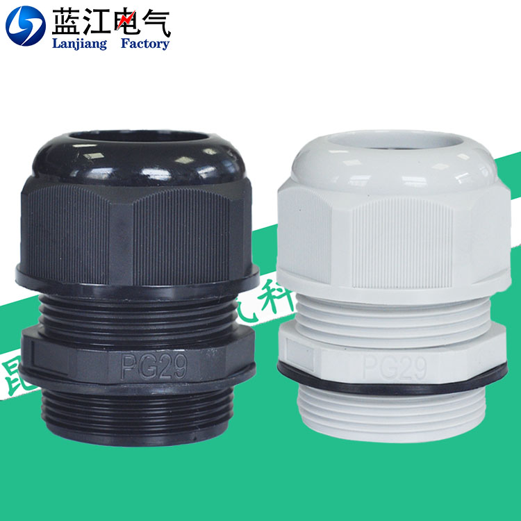 藍(lán)江PG29塑料電纜接頭IP68尼龍防水格蘭頭ROHS環(huán)保認(rèn)證葛蘭