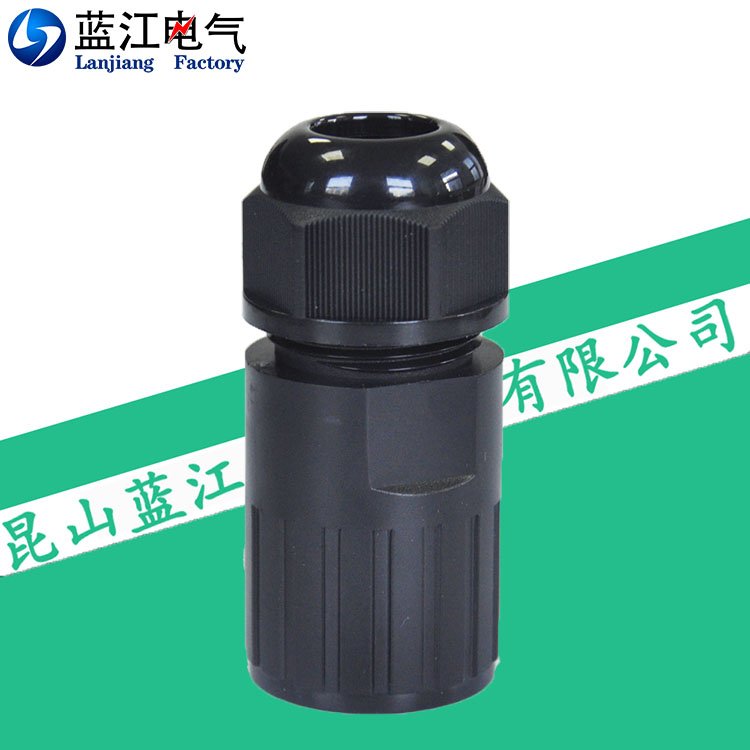 藍(lán)江內(nèi)螺紋尼龍電纜防水接頭內(nèi)絲塑料格蘭頭IP68內(nèi)牙固定頭