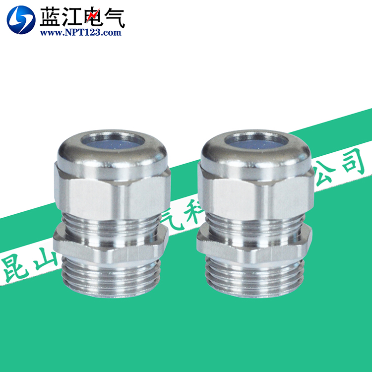藍(lán)江硅膠耐高溫金屬防水接頭IP68密封夾緊電纜格蘭頭源頭工廠