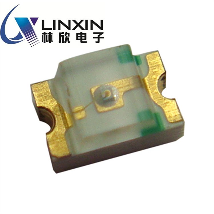 林欣電子2012黃色580-600NM純金線貼片led發(fā)光二極管0805黃光1.1T