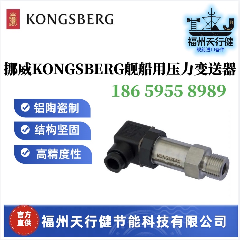 GT300C2GG16挪威進(jìn)口原裝KONGSBERG艦船用壓力變送器鋁陶瓷制成