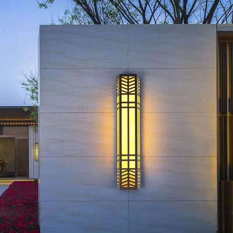 花園酒店別墅外墻燈自建房度假村小區(qū)庭院燈進(jìn)豐室外仿云石壁燈