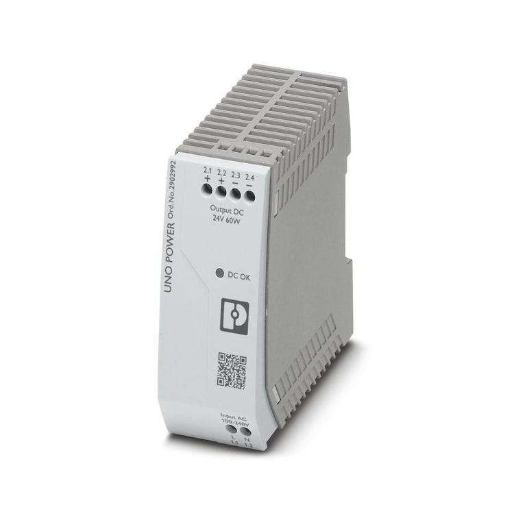 UNO-PS\/1AC\/24DC\/60W電源2902992用于DIN導(dǎo)軌安裝的UNOPOWER