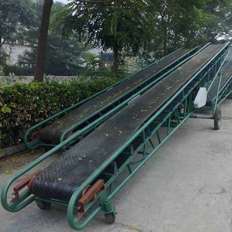 糧庫用凹型皮帶輸送機帶式運輸機參數(shù)碼垛傳送機