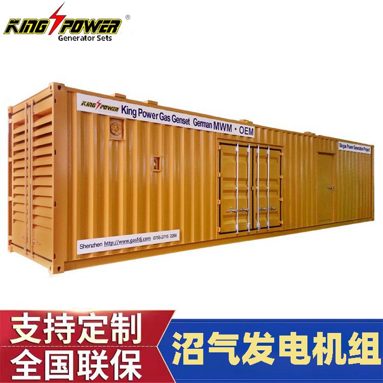 箱式天然氣沼氣發(fā)電機組發(fā)動機性能好噪音小自動化控制