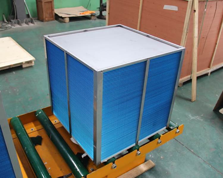污泥低溫干化機空氣熱交換器環(huán)氧鋁箔 不銹鋼框架可根據(jù)尺寸加工