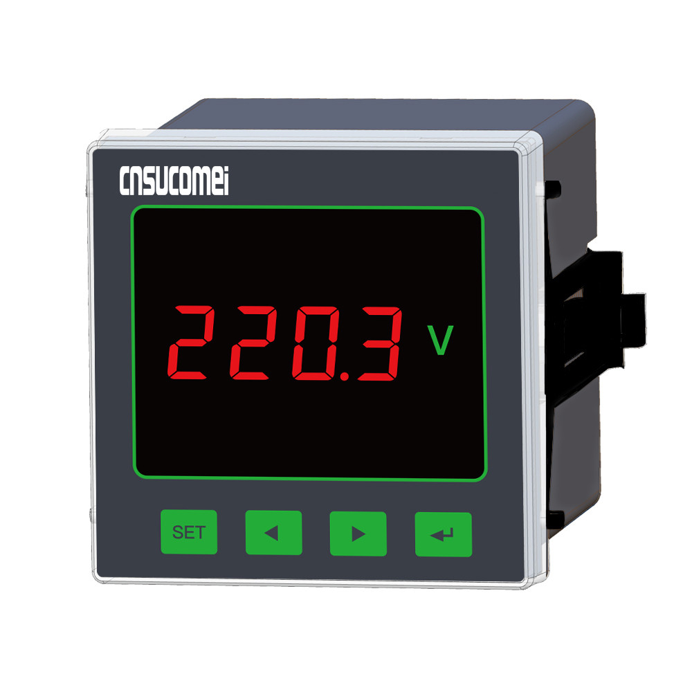 溯高美GEC2100-S144三相數顯電壓表液晶顯示