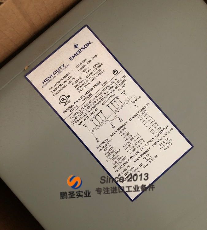 HS14F5BS美國索拉SOLAHEVI變壓器艾默生授權(quán)代理商到貨庫存