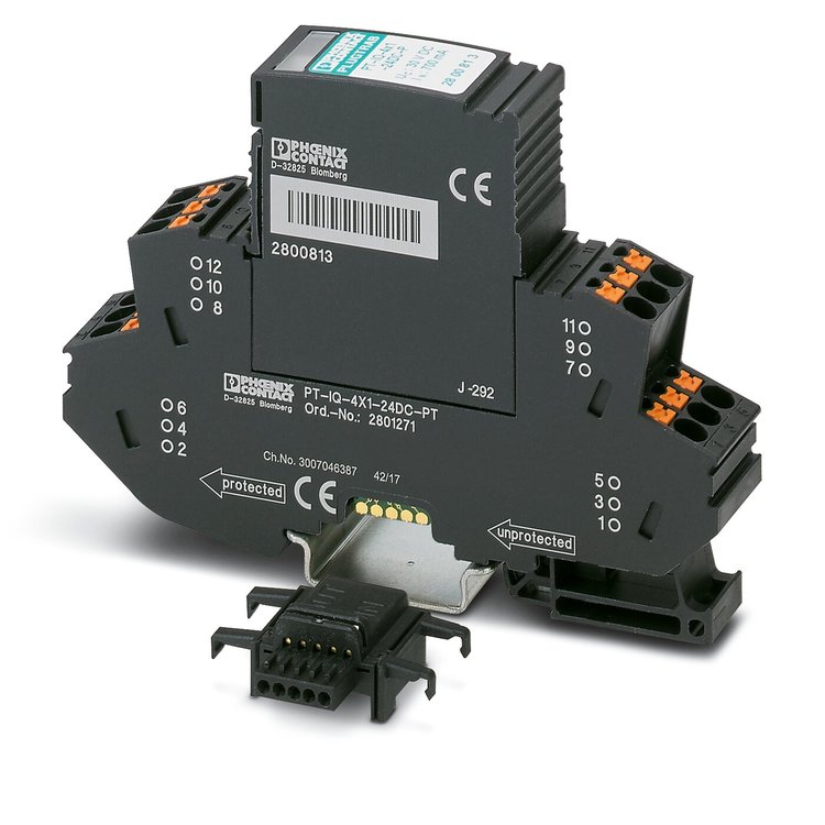 菲尼克斯防雷保護(hù)器PT-IQ-3-HF-12DC-PT-2801288