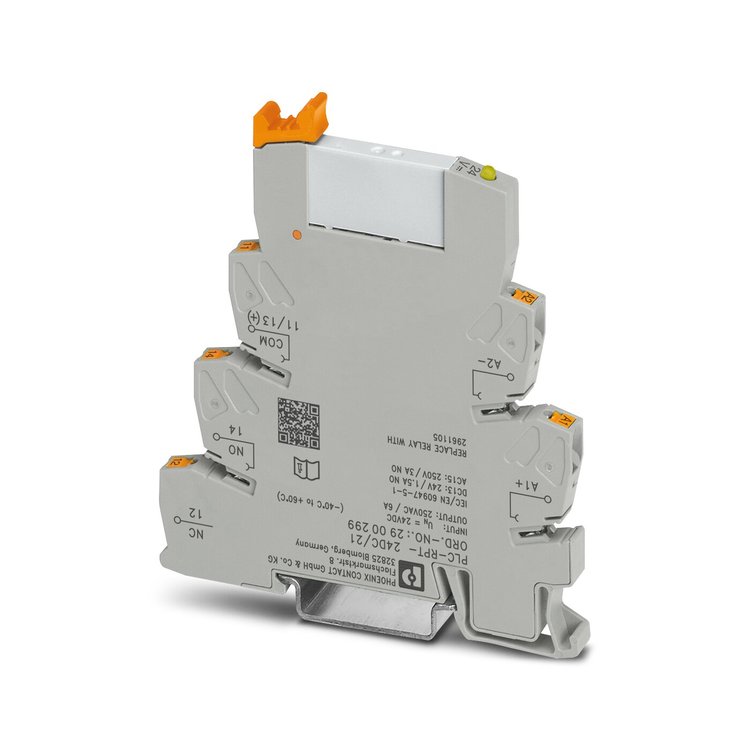 菲尼克斯PLC-RPT-24DC\/21繼電器1路開關(guān)導軌安裝型在售