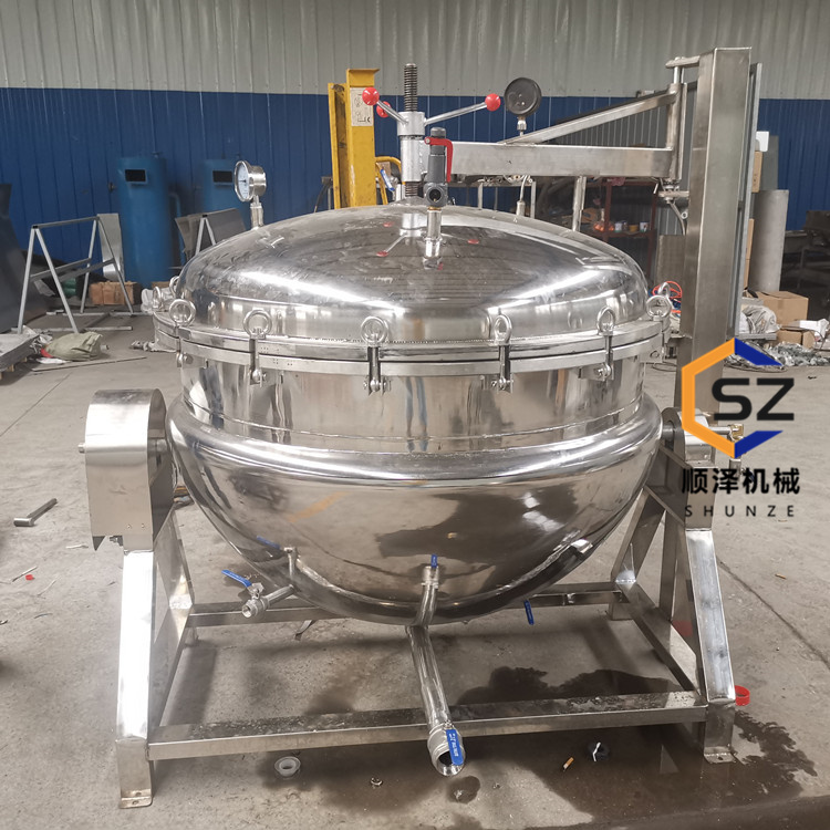 商用熟食鹵煮鍋粽子高溫蒸煮鍋黃豆高壓煮鍋