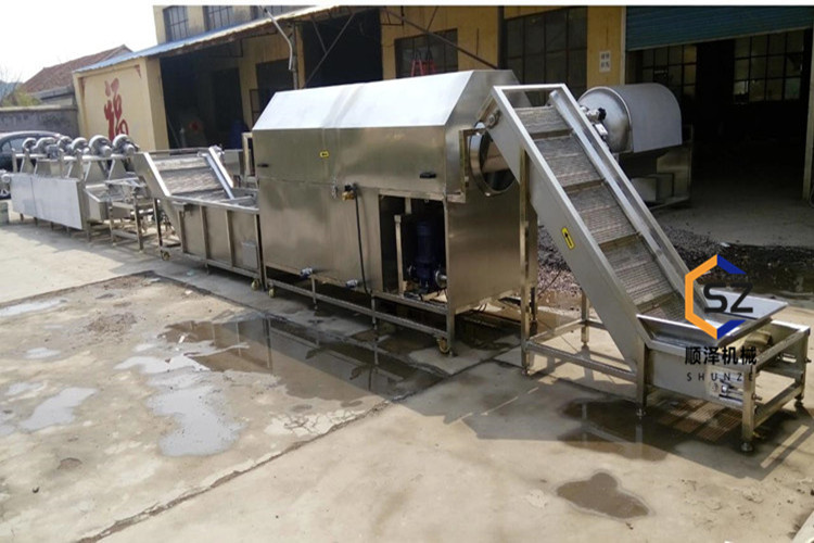 中草藥滾筒清洗機(jī)生姜清洗機(jī)全自動包裝袋清洗機(jī)