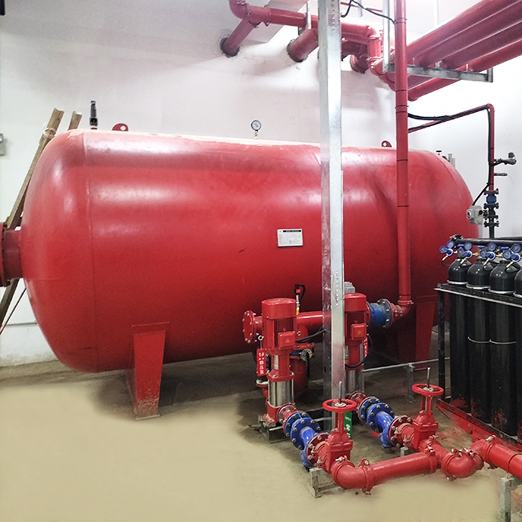 氣體頂壓15立方消防給水設備安全穩(wěn)定電壓過電保護成套設備定制