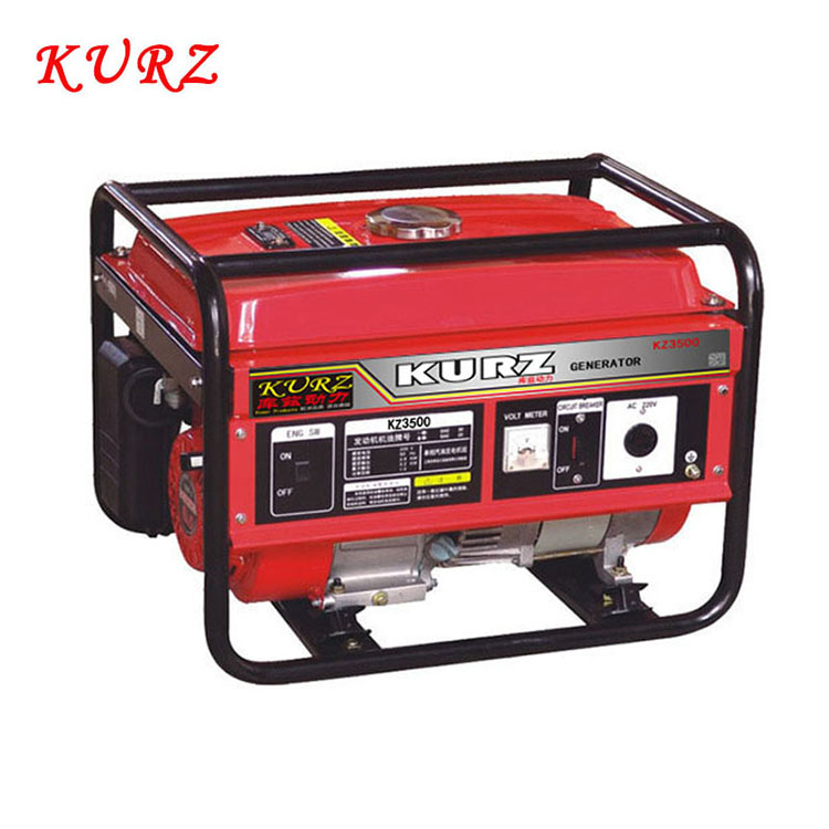 KURZ庫茲3千瓦應急汽油發(fā)電機KZ3500家用便攜式低油耗操作簡單
