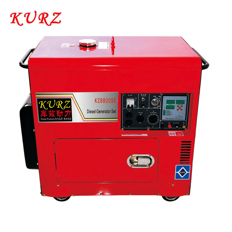 庫茲KURZ3千瓦靜音柴油發(fā)電機(jī)低油耗便攜式220V家用應(yīng)急