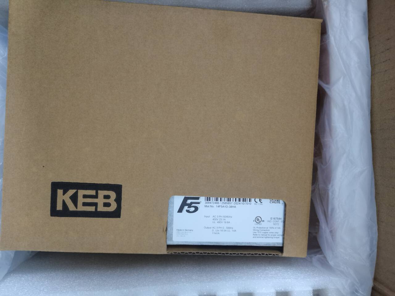 24F5A1R-940A科比KEB變頻器，驅(qū)動(dòng)器自動(dòng)化PLC
