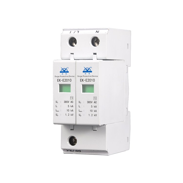 地凱浪涌保護(hù)器二級電源防雷器家用電涌保護(hù)開關(guān)斷線保護(hù)