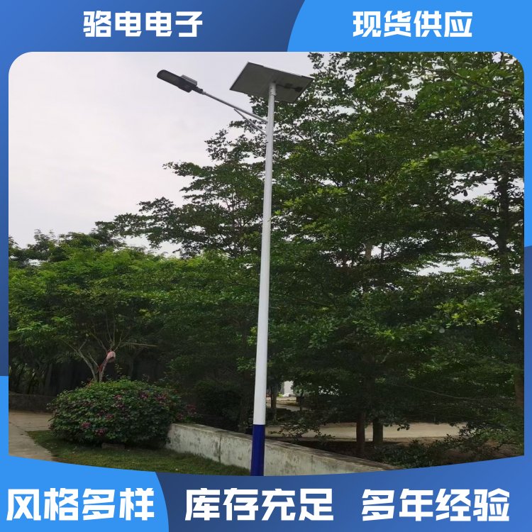 駱電電子太陽(yáng)能路燈廠家適用于農(nóng)村道路送貨上門生產(chǎn)廠商