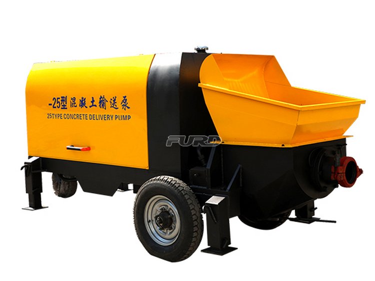 福瑞得25型混凝土輸送泵（30kw）澆筑設(shè)備廠家直銷