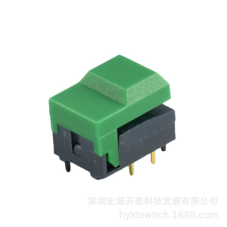 DMX512控臺帶燈按鍵開關(guān)PB86輕觸按鍵開關(guān)綠蓋不帶燈